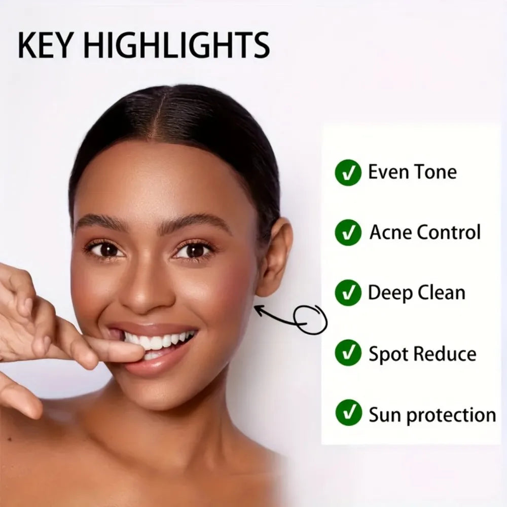 MIAOFUTONG Gentle for Sensitive Skin TEA TREE OILANTIFUNGAL SOAP Plant-Based Care Moisturizing FormulaG lmproving acne